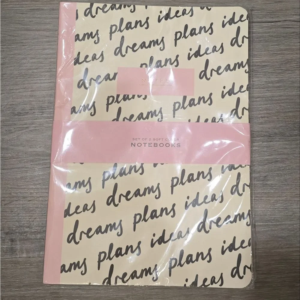FSC Set of 2 Soft Cover Notebooks‎ w/ Inspirational Text